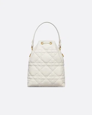 Dior Caro Bucket Bag White — головне фото товару