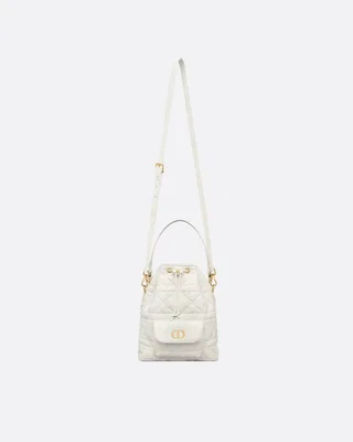 Dior Caro Bucket Bag White — головне фото товару