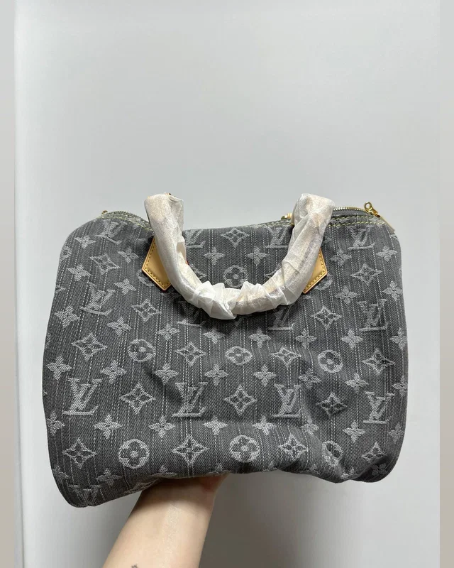 Louis Vuitton Speedy Soft 30 Monogram Denim Washed Gray 29 х 21 х 15 см — головне фото товару
