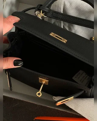 Hermes Hermès Kelly 20 Black — головне фото товару