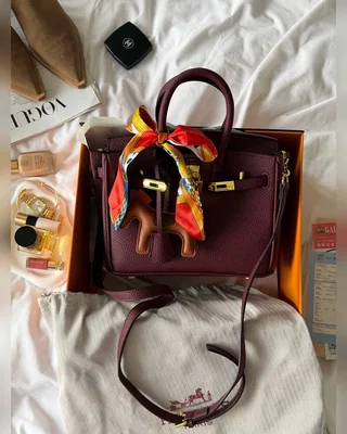 Hermes Hermès Birkin 25 Burgundy Gold 25 x 19 x 12 — головне фото товару
