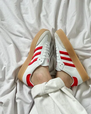 Adidas Sambae White Red — головне фото товару
