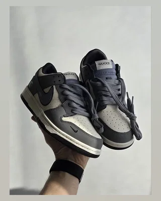 Nike x Gucci SB Dunk • Graphite Ivory • — головне фото товару