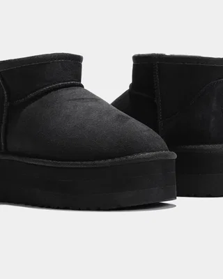 UGG Women'S Classic Ultra Mini Platform Mini Black — головне фото товару
