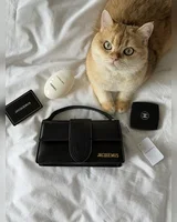 Jacquemus Le Bambino Handbag With Adjustable Crossbody Black — головне фото товару