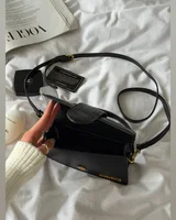 Jacquemus Le Bambino Handbag With Adjustable Crossbody Black — головне фото товару