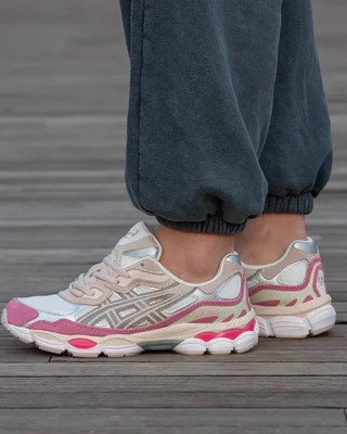 Asics Gel NYC White Grey Pink — головне фото товару