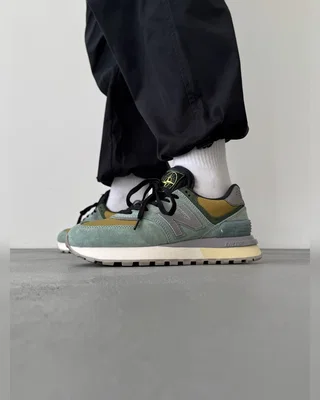 Stone Island New Balance 574 Legacy Stone Island Olive Yellow — головне фото товару