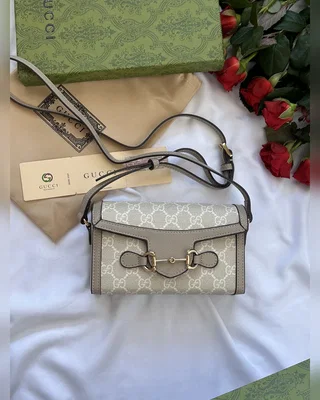 Gucci Horsebit 1955 Mini Bag Light [оригінальна коробка] 18 х 11 х 4 — головне фото товару