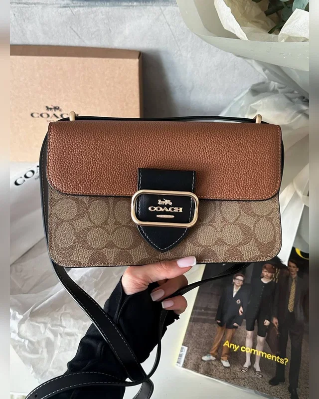 COACH ‎‎‎‎ Coach Morgan Shoulder Bag Brown Black Medium — головне фото товару