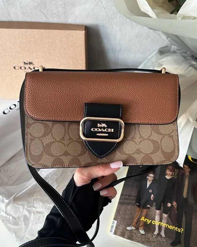 COACH Coach Morgan Shoulder Bag Brown/Black Medium COACH — головне фото товару