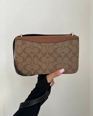 COACH ‎‎‎‎ Coach Morgan Shoulder Bag Brown Black Medium — головне фото товару