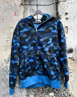 BAPE Зіп худі синя — головне фото товару