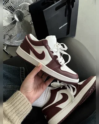 Nike 1 Retro Low White Bordo — головне фото товару