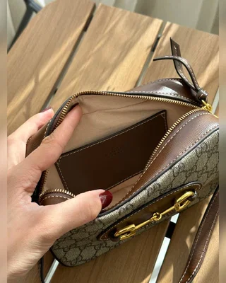 Gucci Horsebit 1955 Small Shoulder Bag Brown [оригінальна коробка] 20 х 12 5 x 6 — головне фото товару