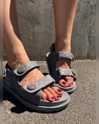 Chanel Dad Sandals Grey Premium — головне фото товару