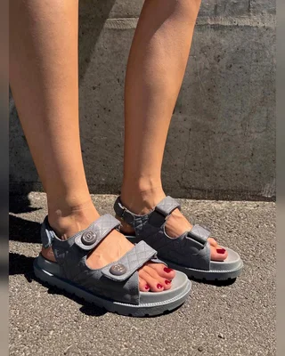Chanel Dad Sandals Grey Premium — головне фото товару
