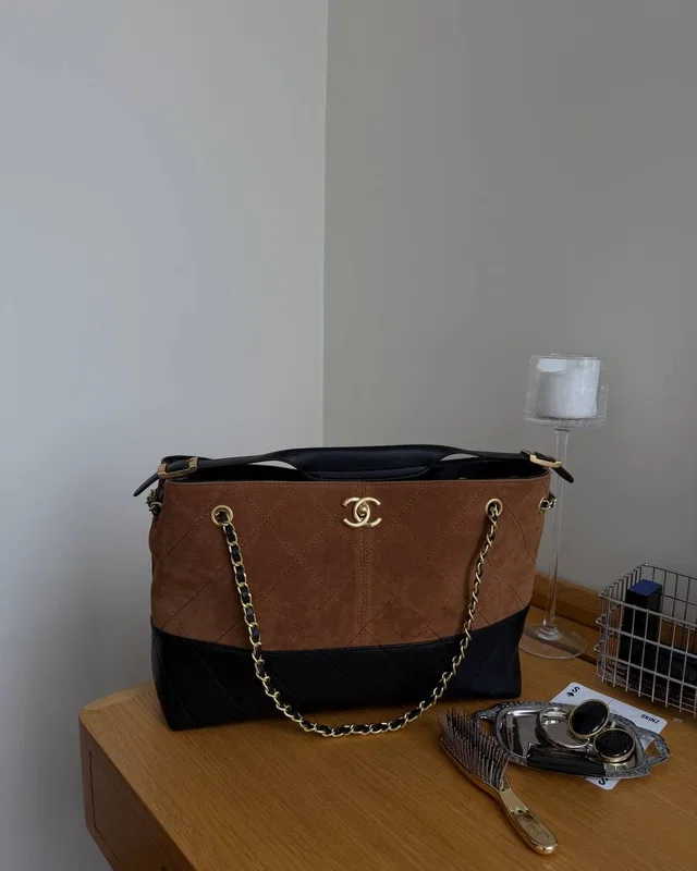 Chanel Shopping Bag 33 Brown/Gold 34 х 25 х 12 — головне фото товару