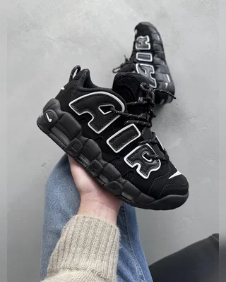 Nike Air More Uptempo 96 Black White — головне фото товару