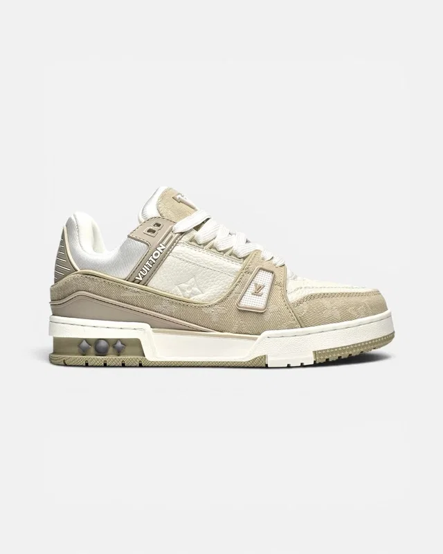 Louis Vuitton Trainer • Beige White • — головне фото товару