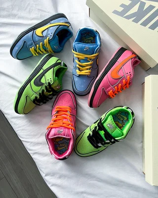 Nike SB Dunk "Powerpuff Girls Buttercup" Box — головне фото товару