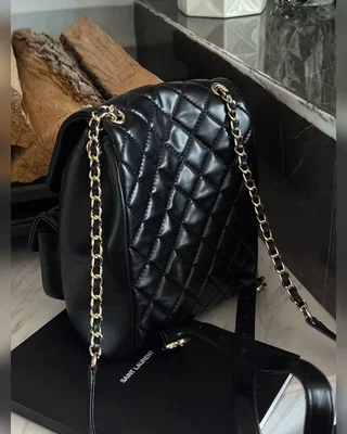Chanel Two Pocket Duma Backpack Black Магнітна Коробка 21 х 19 х 11 — головне фото товару