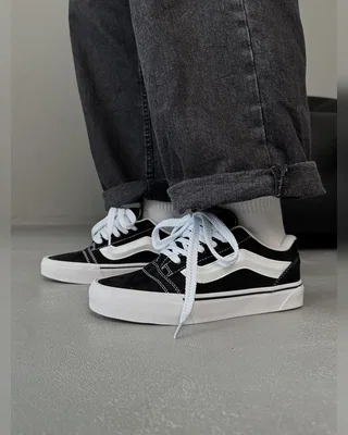 Vans Knu Skool Black White — головне фото товару