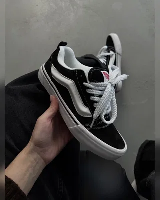 Vans Knu Skool Black White — головне фото товару
