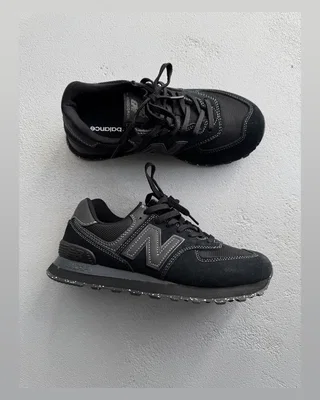 New Balance 574 Full Black — головне фото товару