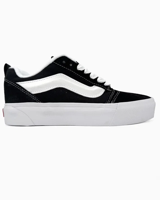 Vans Knu Skool Platform Black/White — головне фото товару