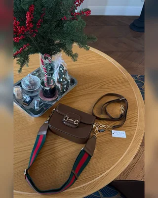 Gucci Horsebit 1955 Mini Bag Total Brown Soft [оригінальна коробка] 20 х 15 х 5 — головне фото товару