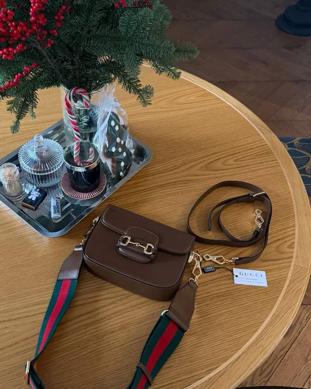 Gucci Horsebit 1955 Mini Bag Total Brown Soft — головне фото товару