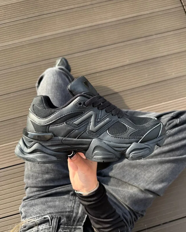 New Balance 9060 black leather — головне фото товару