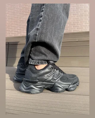 New Balance 9060 black leather — головне фото товару