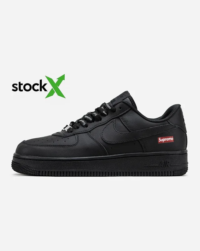 Nike 0393 Air Force 1 '07 Supreme "Black" — головне фото товару