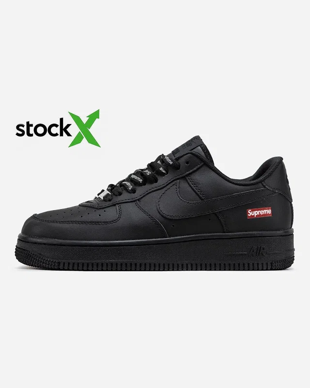 Nike 0393 Air Force 1 '07 Supreme "Black" — головне фото товару