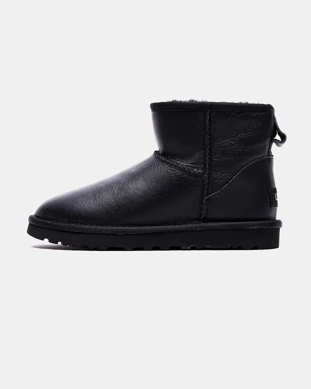 UGG Ultra Mini Black ( шкіра ) — головне фото товару