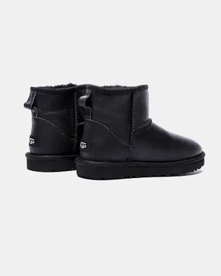 UGG Ultra Mini Black ( шкіра ) — головне фото товару