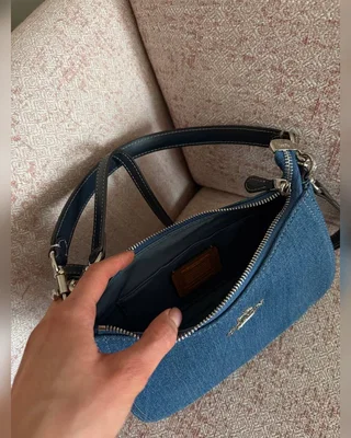 COACH ‎‎‎‎ Coach Teri Shoulder Bag Denim Silver 23 x 12 x 7 — головне фото товару