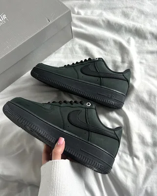 Nike Air Force 1 'Black Nubuck' CJ9179-001 — головне фото товару
