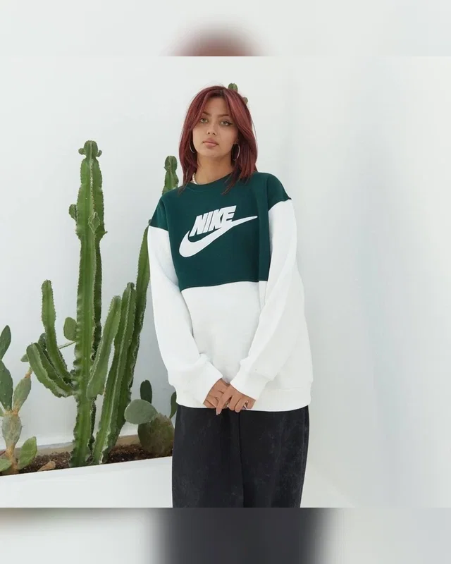 Nike Світшот Nike big swoos зелений — головне фото товару