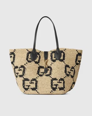 Gucci Woven medium tote bag Black — головне фото товару