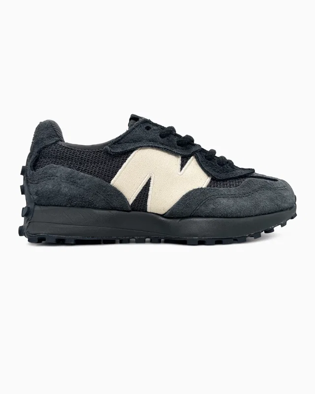 New Balance 327 Black Grey White — головне фото товару