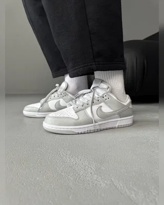 Nike Dunk Low Light Grey White — головне фото товару