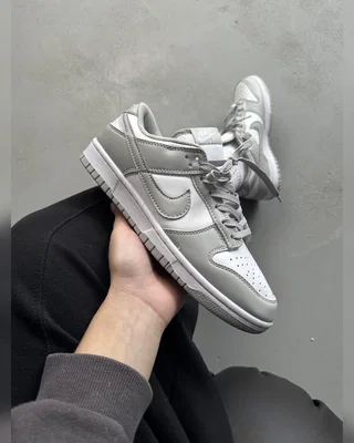 Nike Dunk Low Light Grey White — головне фото товару