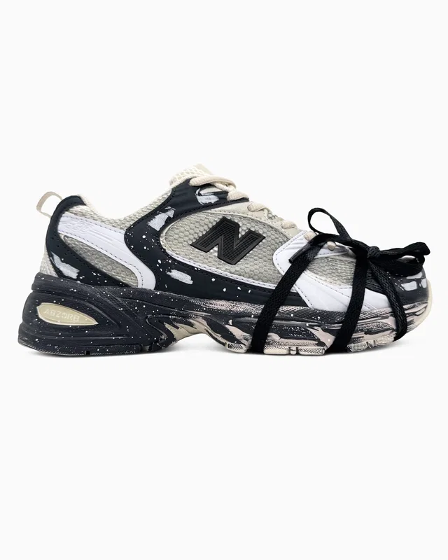 New Balance 530 Custom White/Black/Beige — головне фото товару