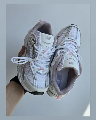 New Balance 530 • White Silver Pink • — головне фото товару