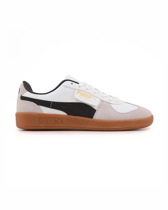 Puma Palermo Leather White Grey Black Gum — головне фото товару