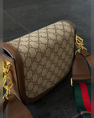Gucci Horsebit 1955 Mini Bag Brown [бренд коробка] 20 х 15 х 5 — головне фото товару