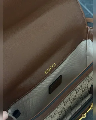 Gucci Horsebit 1955 Mini Bag Brown [бренд коробка] 20 х 15 х 5 — головне фото товару